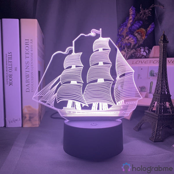 Lampe 3D LED Bateau