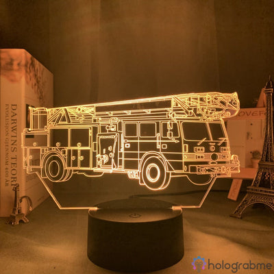 Lampe 3D Camion Pompier Américain