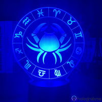 Lampe Signe Astrologique Cancer