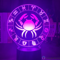Lampe Signe Astrologique Cancer