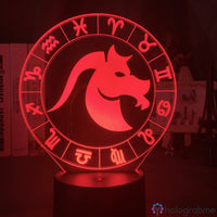 Lampe Signe Astrologique Capricorne