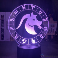 Lampe Signe Astrologique Capricorne