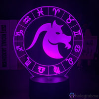 Lampe Signe Astrologique Capricorne