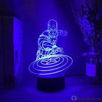 Lampe Marvel Captain America Comics