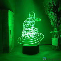 Lampe Marvel Captain America Comics
