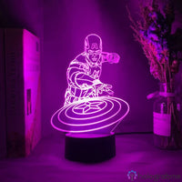 Lampe Marvel Captain America Comics