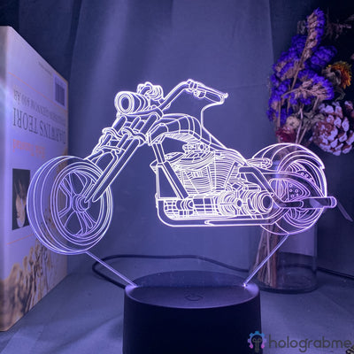 Lampe Moto Harley Davidson Chopper