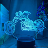 Lampe Moto Harley Davidson Chopper