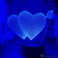 Lampe Coeur Flèche de Cupidon