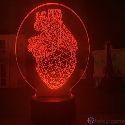 Lampe Coeur Le Cœur Géométrique