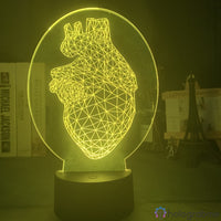 Lampe Coeur Le Cœur Géométrique