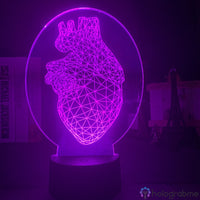 Lampe Coeur Le Cœur Géométrique