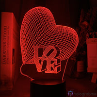 Lampe Coeur Love