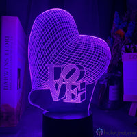 Lampe Coeur Love