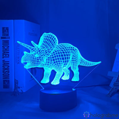 Lampe Animal Dinosaure Tricératops