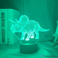 Lampe Animal Dinosaure Tricératops