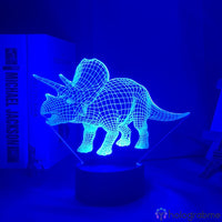 Lampe Animal Dinosaure Tricératops