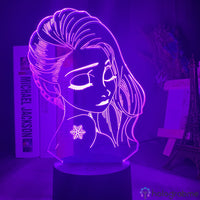 Lampe Princesse Disney Elsa Reine des neiges