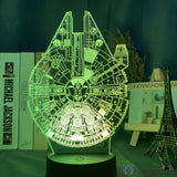 Lampe Star Wars Faucon Millenium