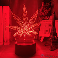 Lampe d'Ambiance Feuille de Chanvre