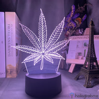 Lampe d'Ambiance Feuille de Chanvre
