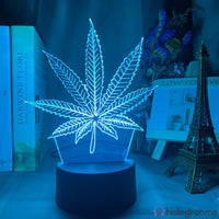 Lampe d'Ambiance Feuille de Chanvre