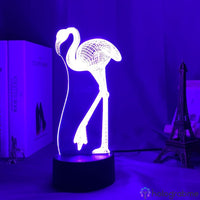 Lampe Animal Flamant Rose
