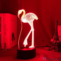 Lampe Animal Flamant Rose