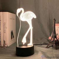 Lampe Animal Flamant Rose