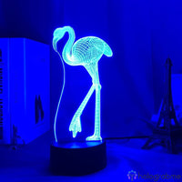 Lampe Animal Flamant Rose