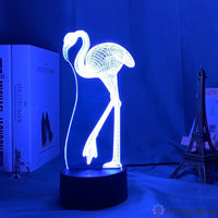 Lampe Animal Flamant Rose