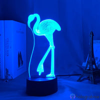 Lampe Animal Flamant Rose