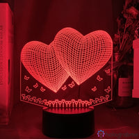 Lampe Coeur Des Fleurs et des Cœurs