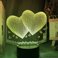 Lampe Coeur Des Fleurs et des Cœurs