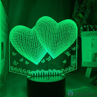 Lampe Coeur Des Fleurs et des Cœurs