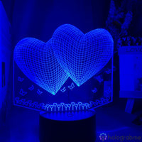 Lampe Coeur Des Fleurs et des Cœurs