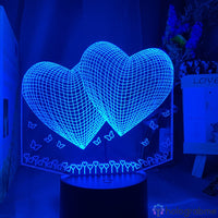 Lampe Coeur Des Fleurs et des Cœurs