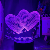 Lampe Coeur Des Fleurs et des Cœurs