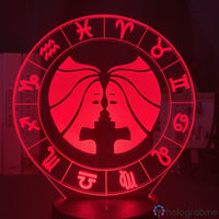 Lampe Signe Astrologique Gémeaux