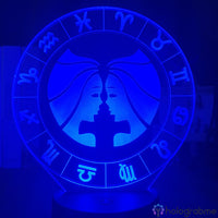 Lampe Signe Astrologique Gémeaux