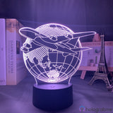 Lampe Avion Globe Terrestre