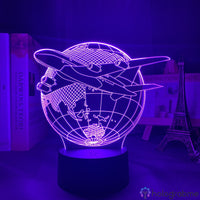 Lampe Avion Globe Terrestre