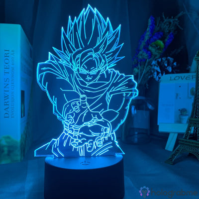 Lampe Dragon Ball Z Goku Super Saiyan Blue Kamehameha