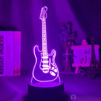 Lampe Musique Guitare Électrique