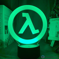 Lampe Jeu Vidéo Half Life Logo