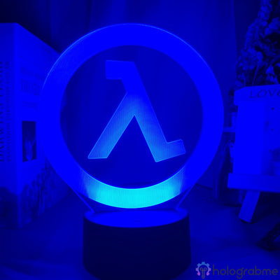 Lampe Jeu Vidéo Half Life Logo