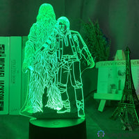 Lampe Star Wars Han Solo Chewbacca