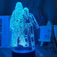 Lampe Star Wars Han Solo Chewbacca