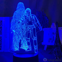 Lampe Star Wars Han Solo Chewbacca