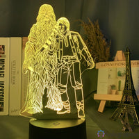 Lampe Star Wars Han Solo Chewbacca